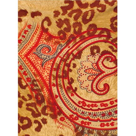 New Y2K One Shoulder Top Bodycon Made USA Leopard Animal Print Brown Resort Wear - Picture 4 of 5